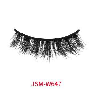 Quality Natural Black 15mm 3d Faux Mink Lashes Soft Handmade wholesale
