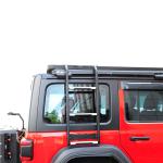 Steel Black Powder Coated Side Ladder Tailgate Ladder For WranglerJK Year 2013