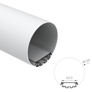 Quality Dia 120mm RoHS Round LED Aluminum Profile KN10 Hoisting Anodized wholesale