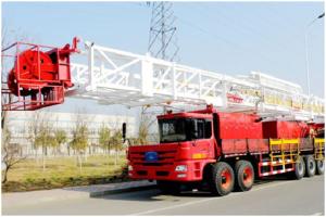 Quality XJ450 Engine 403KW API Truck Mounted Drilling Rig wholesale