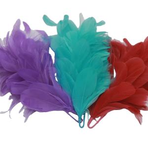 Quality 10*30 cm Goose Feather Flower Mount with Wire Accessory Package wholesale