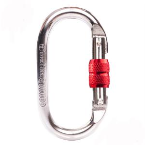 Quality CE0082 Certified O Shape Climbing Carabiner for Wall Climbing Max Breaking Load 25KN wholesale
