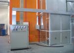 15m Long Industrial Bus Spray Booth With Fan Cabinet Side Lighting