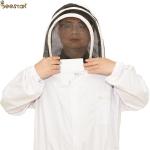 S-2XL Zippered Hood Beekeepers Protective Clothing Economic Type Bee Jacket