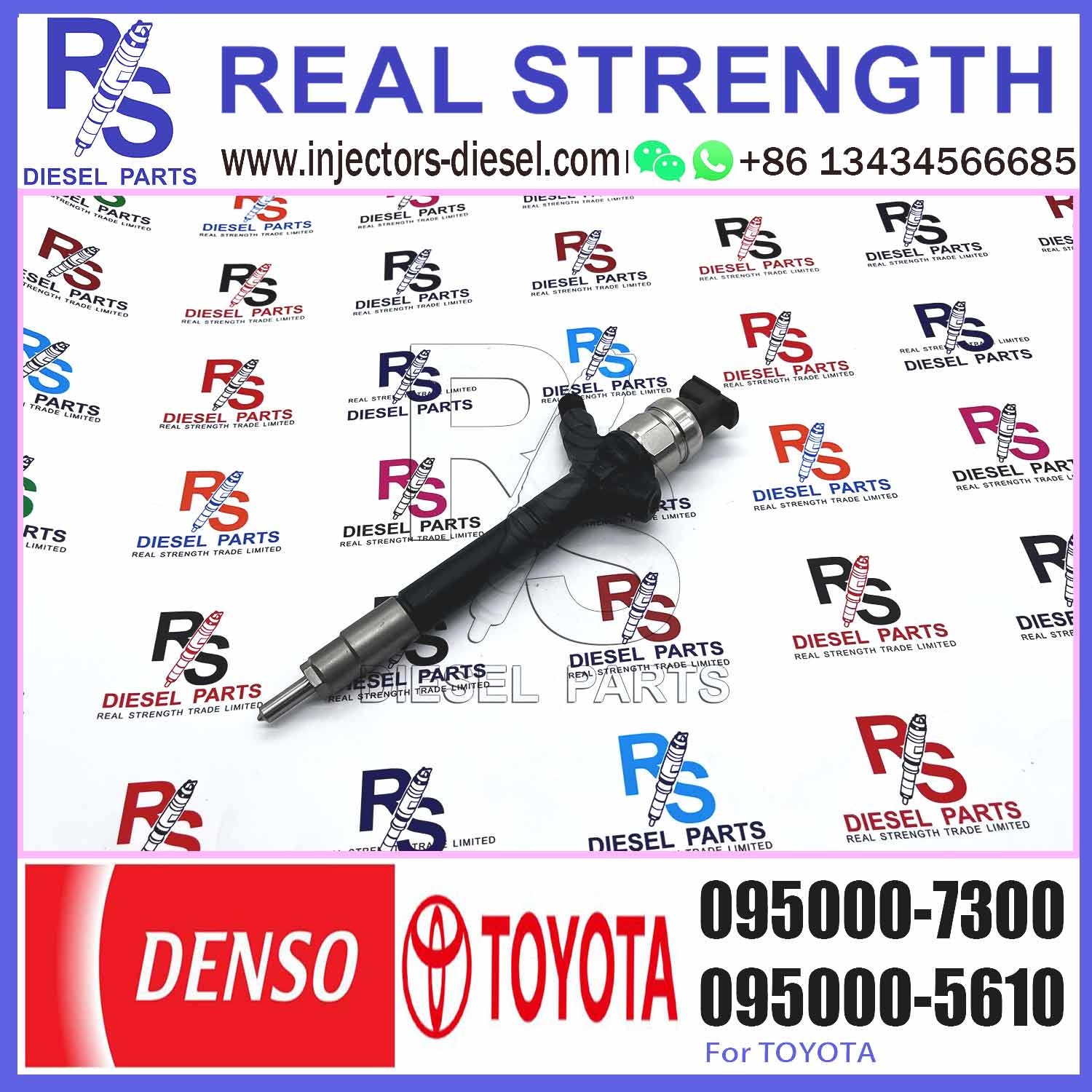 Common Rail Fuel Injector 23670-0R140 23670-0R190 095000-7300 for TOYOTA 1AD-FTV