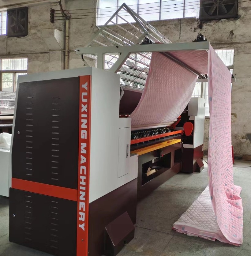 128 Inch Multi-Needle Quilting Equipment for Bedding Producs with 1400rpm Speed