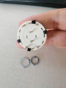 Quality 20mm Rotary Custom Potentiometer Knobs Markings Option Golden wholesale