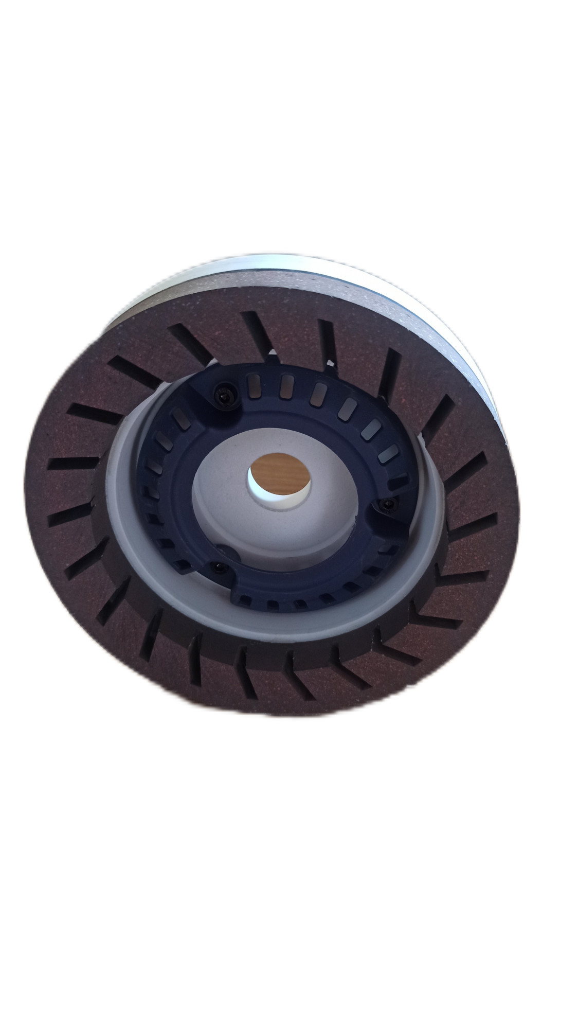 150mm Resin Wheel High Sharpness For Beveling Machine 240 Grit White Brown Cup Wheel