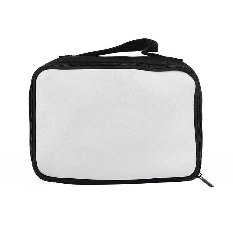 Portable Outdoor Neoprene Sublimation Picnic Bag For Sublimation Photos Printing Sublimation Blank Lunch Bag