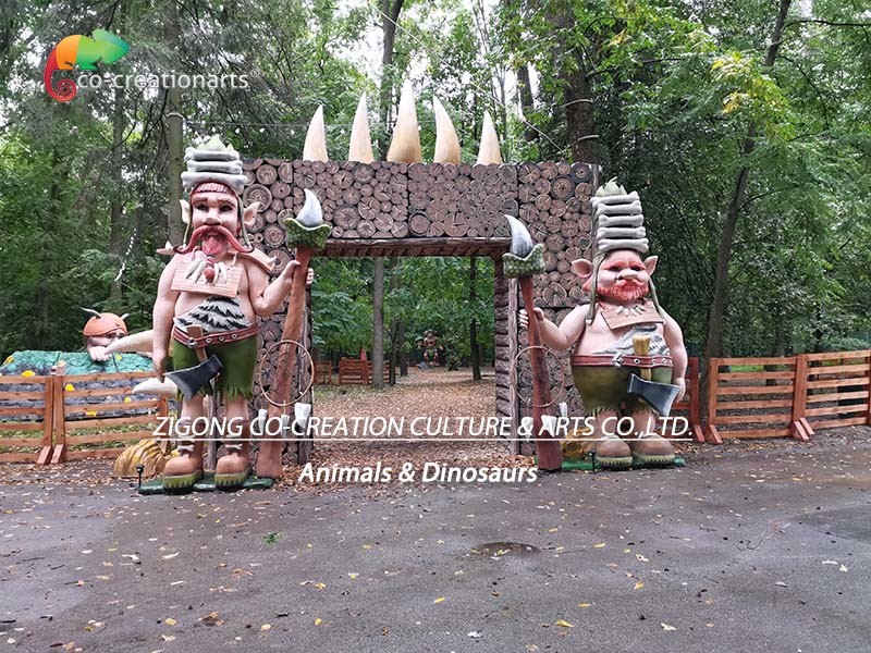 50/60hz Custom Made Animatronics Character for amusement park