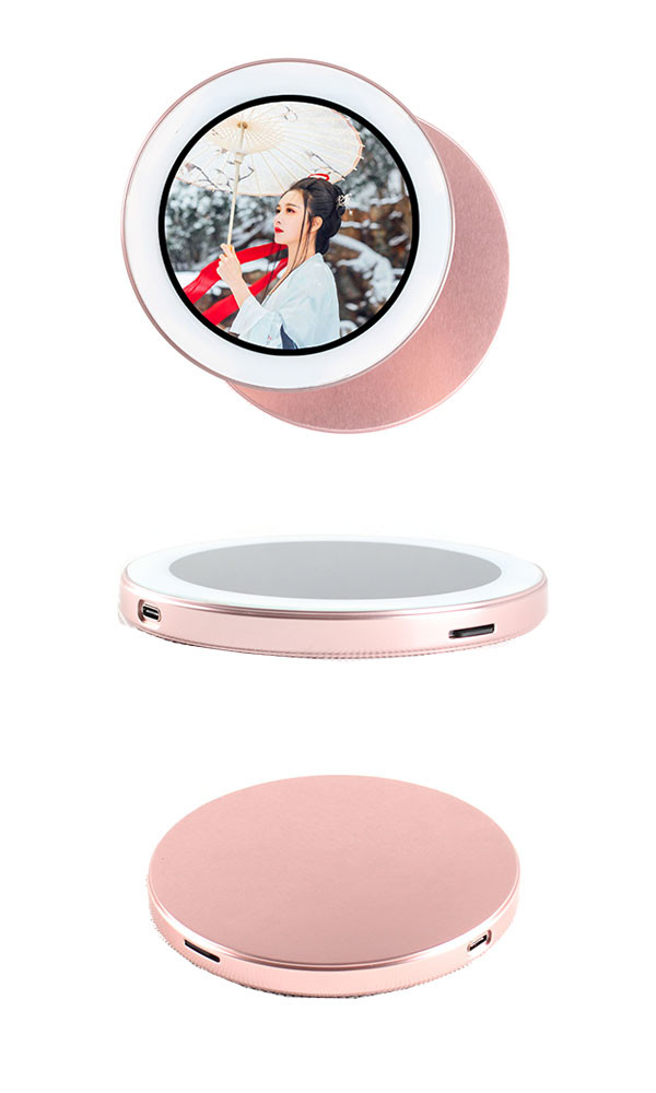 3.4 Inch Round LCD Display 350nits 800x800 Small Metal Shell Digital Signage