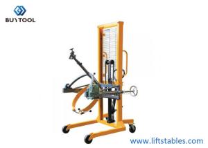 Quality Mobile Manual Hydraulic Drum Stacker Lift 450kg Oil Drum wholesale