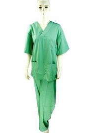 Quality Unisex Disposable Scrub Suits V Neck Disposable Protective Gowns EO Sterilized wholesale