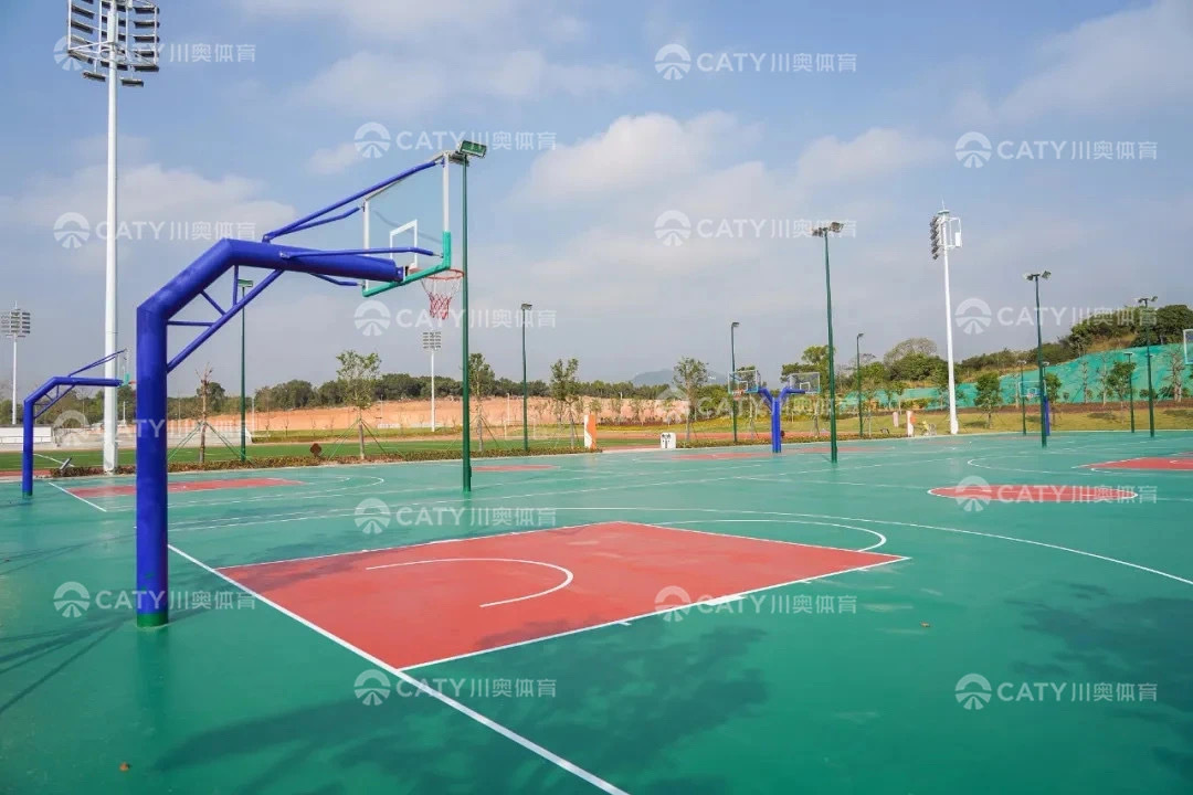 Easy Installation Weatherproof PU Coating Outdoor Prefabricated Basketball Court Pu Binder Multi Sport For Sports Facilities Sport Clubs Educational