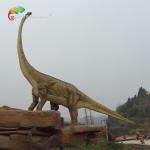 18M Large Fiberglass Dinosaur Resin Mamenchisaurus Model Weather Resistance