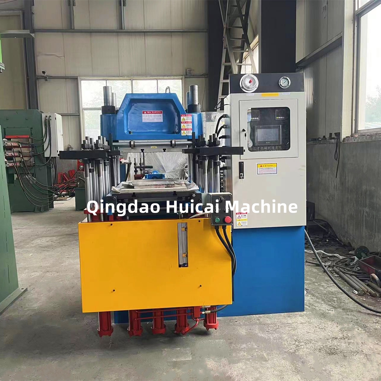 350 mm Piston Stroke Rubber Mat Hydraulic Press Rubber Processing Machine