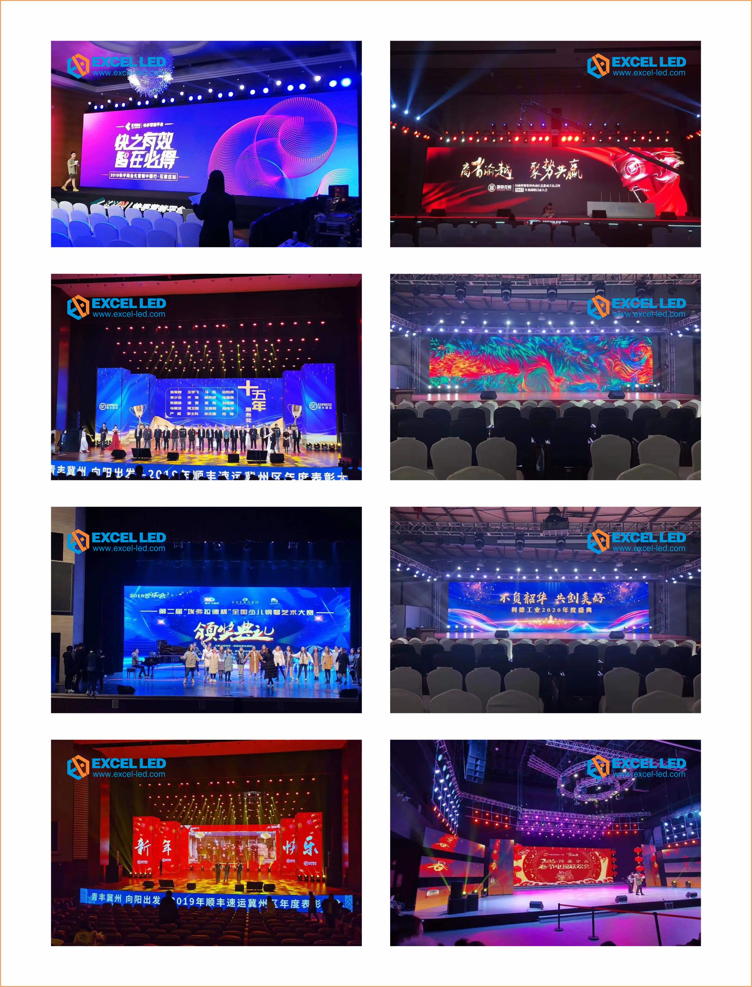 Stage Portable LED Display Panels P3.91mm LED Rental Display Screen For Events