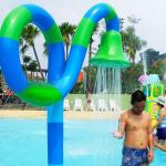 Flower Spray Aqua Park Fiberglass Water Amusement Equipment