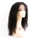 Kinky Curly Front Lace Wigs , Lace Front Full Wigs Human Hair 8A Grade