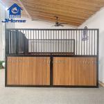 Customized Horse Stall Fronts Bamboo Fillin Wood Type Swing Door Or Sliding Door