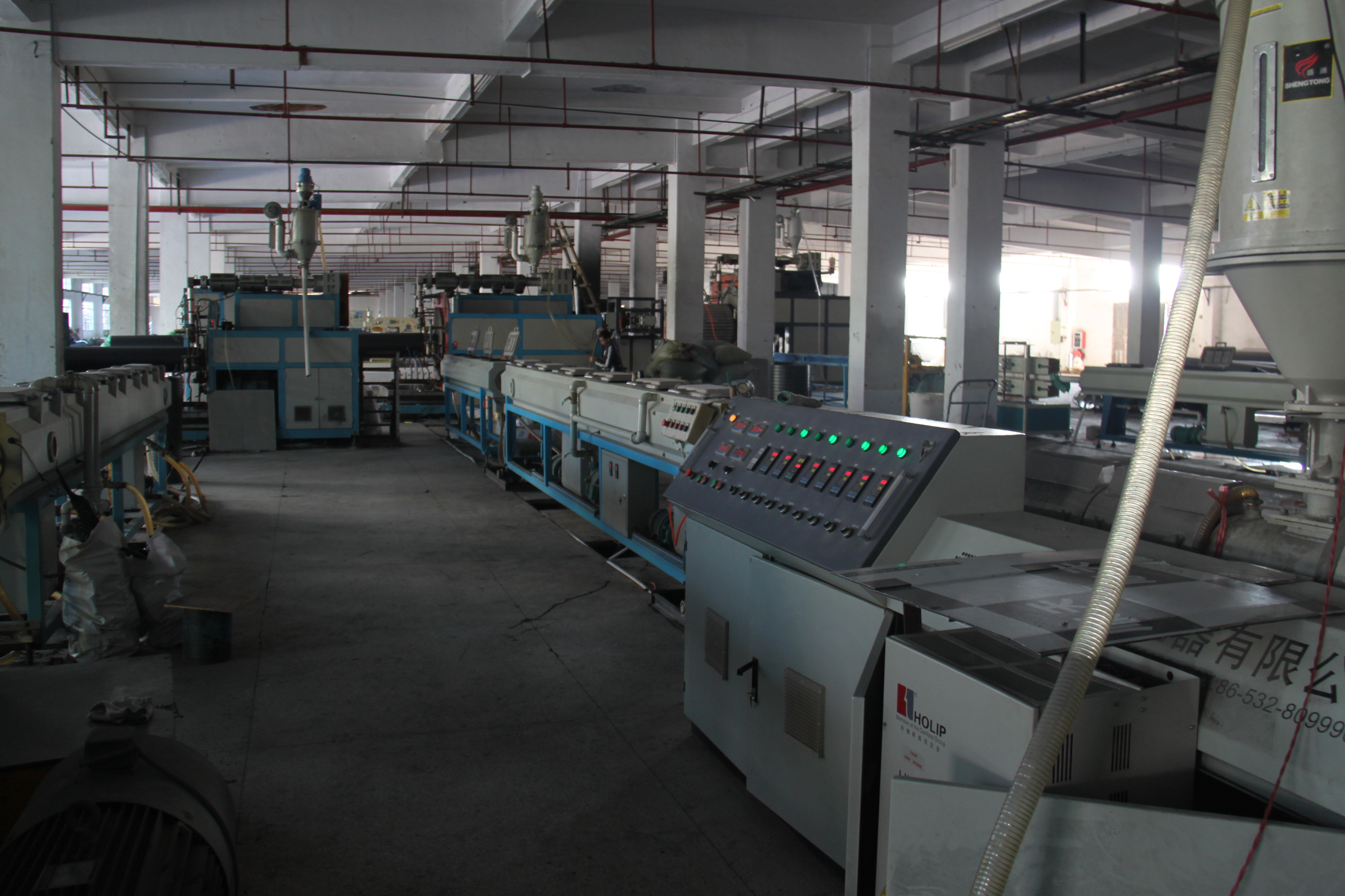 PE Spiral Pipe Production Line Dim 300mm-1200mm