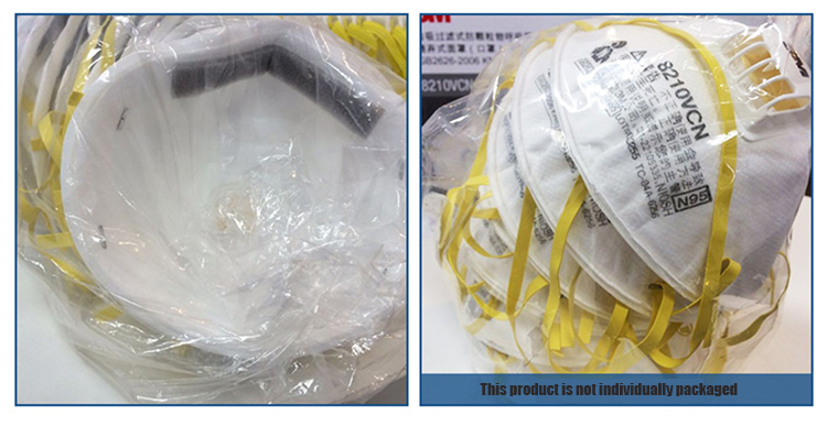 Earloop N95 Disposable Dust Disposable Carbon Filter Face Mask With Breathing Valve
