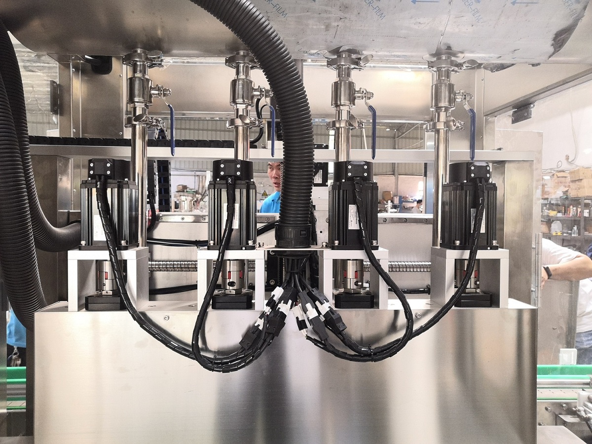 Efficiently Automated Chemical Filling Machine Production Line for Barrel Packaging