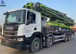Used Zoomlion Concrete Pump Truck ZLJ5540THBSF 67X-6RZ Manufactured In 2021