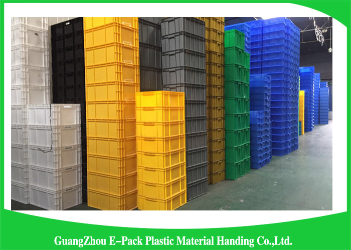 Warehouse Large Plastic Storage Boxes , Space Saving Stackable Plastic Bins