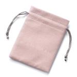 Earrings Ring Drawstring Jewelry Pouch Deboss Printed Jewellery Gift Pouch