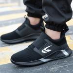 Summer Flying Knit Industrial Shoes With Kevlar Midsole