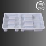 Medical Vacuum Formed Plastic Trays For 6 Injections Blister Packaging For 5ml