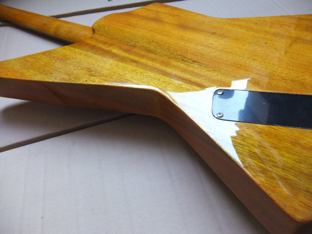 Wholesale G Explorer Custom Electric Guitar Mahogany In Natural