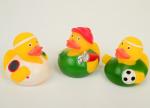 Sport Theme Hockey Rubber Duck , Bath Plastic Weighted Ducks For Racing