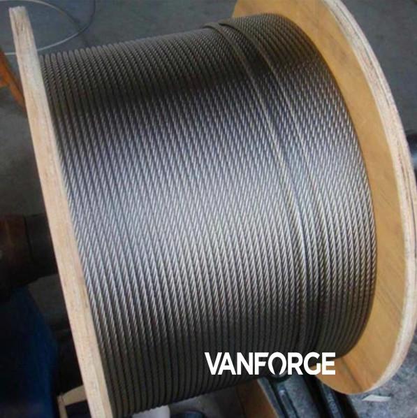 Cheap AISI 316 Marine Grade Stainless Steel Wire 7x7 Construction For Offshore Platform for sale