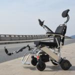 Compact Motorized 150W*2 Foldable Power Wheelchair