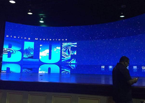 Wide View Angle Rental LED Video Display , P3.91 Indoor LED Stage Backdrop High
