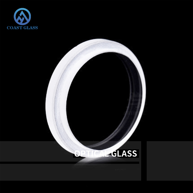 Fused Silica Window Circular Transparent Quartz Glass Plate With Step
