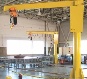 Quality Rotating Jib Crane Hoist Floor Mounted Customized Outreach 2~10m 1000~5000kg wholesale
