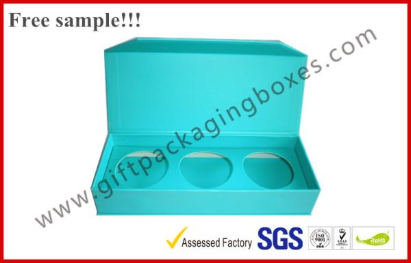 Durable Rectangle Apparel Gift Boxes , Pantone / Metallic Color Printed Magnet