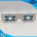 Most Popular 3d Firework Glasses Clear 13500 Diffraction Effect Pet Materials