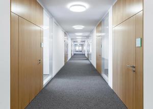 Quality Removable Interior Walls Office Partition Indoor Solid Partition Wall With Swing Door wholesale