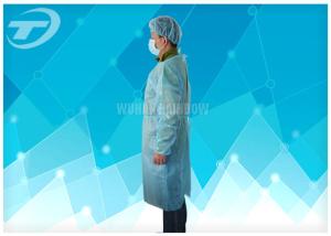 Quality 18-40G / M2 Disposable Medical Gowns Nonwoven With Knitted Cuff wholesale