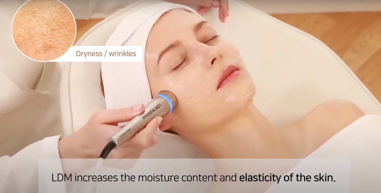LDM Dual Frequency Skin Care Machine Ultrasound Hydra Facial Rejuvenation