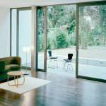 Windproof Aluminium Profiles Sliding Door Glass Type Tempered Glass for