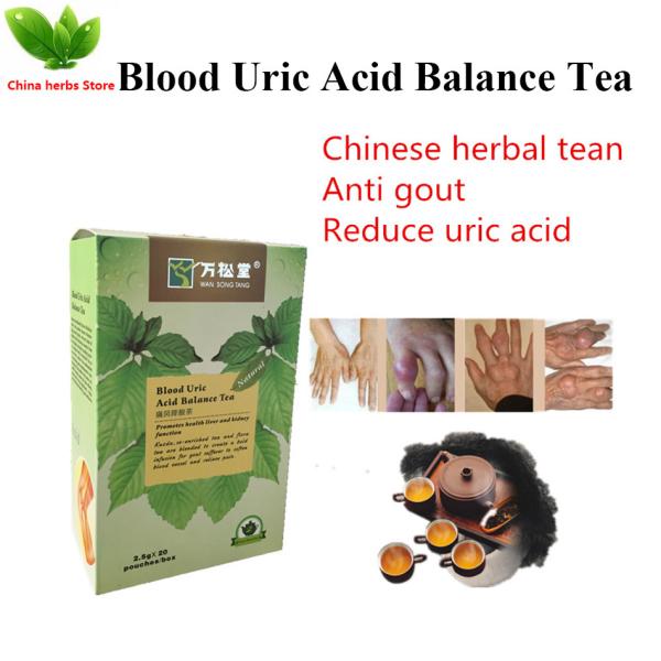 Herbal gout treatment Chinese gout relief tea teabag podagra big toe medication