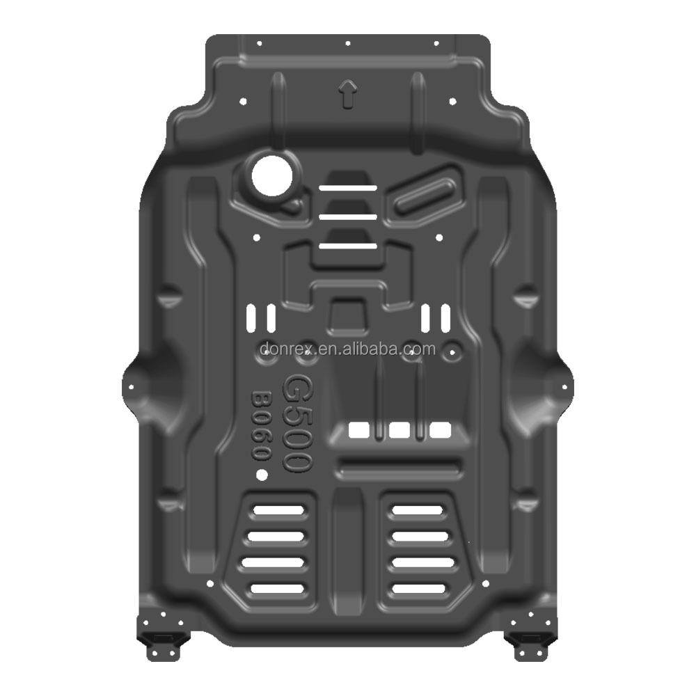 Enhance Your Benz G500 with Full Skid Plate Set Engine Guard Plate Armor in Grey
