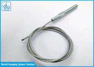 Quality Thimble Eye Steel Wire Rope Sling Safety Lanyard Tool For Construction Work wholesale