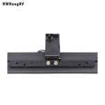 Motorhome rear seat inlaid floor slider track runner van recessed seat floor