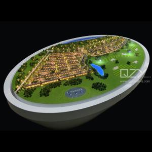 Quality 1/450 Landscape Architecture Model Making Villa Community Elliptical base wholesale
